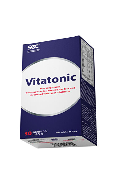Science Experts Co. (SEC) Vitatonic – Multivitamin and Mineral Support 30 Chewable Tablets