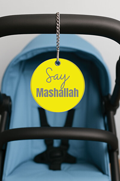Cekuonline Durable Plexiglass Stroller Hanging Ornament Accessory Mashallah