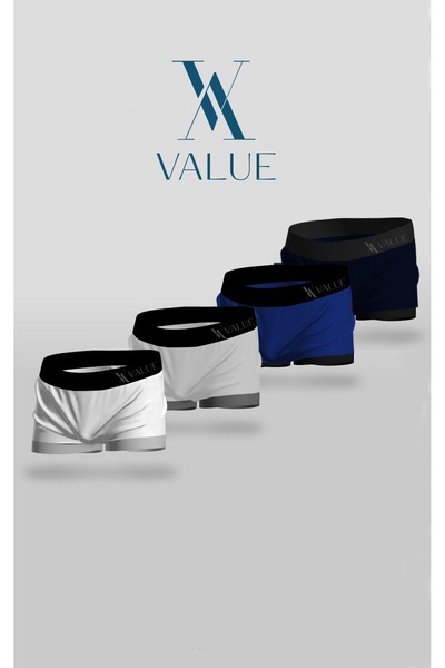 VALUE FASHION Men's Boxer, Sort Underwear, Men's Underwear, 6-Pack