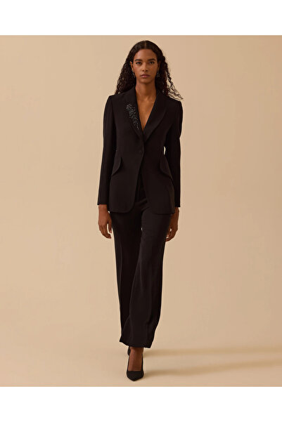 SEÇİL Beaded Single Button Jacket