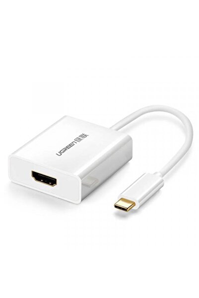 Ugreen Adaptor audio și video USB-C la HDMI, 4K UGREEN, 0.20m, alb