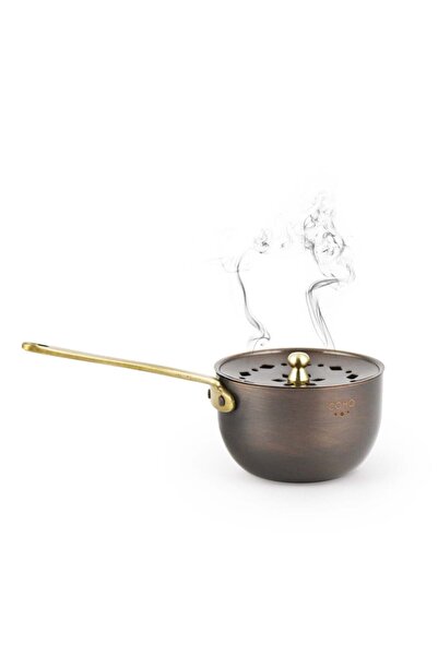 Genel Markalar Coho Antique Bakır Tütsü Gezdirme Çanağı