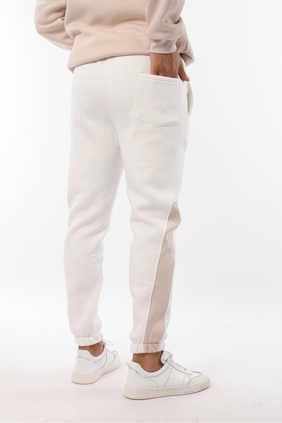 Rodrigo Ανδρικό παντελόνι Jogger με κανονική εφαρμογή, κανονική εφαρμογή, 3 νήματα, άνετο βαμβακερό ελαστικό παντελόνι Jogger με τσέπες