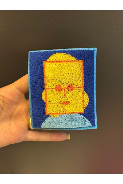 Gönülden Tasarım Aplic de cusut pentru copii, țesut prin perforare, lipit cu fierul, 10X8 CM