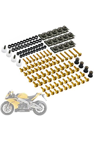 Choice4 Gold 177PCS Fastener Clips Screw for Honda CBR600RR CBR1000RR CBR 600...