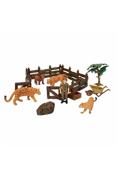 Sunman Wild Life Vahşi Hayvanlar Çiftlik Seti 26915 Leopar