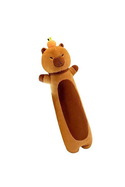 Impact Vision Jucarie de plus Capybara Impact Vision®, tip perna, lungime 70 cm, culoare maro