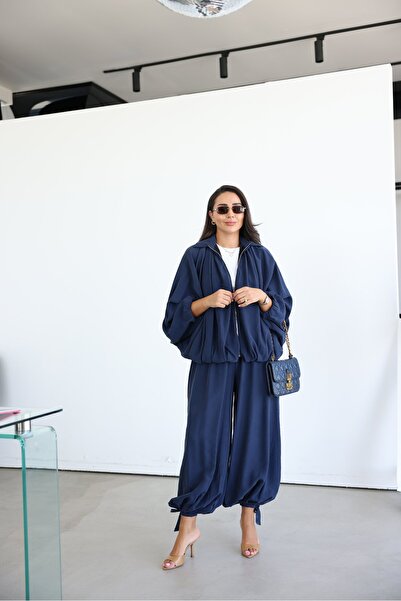 Özge Özgenç Elastic waist and leg shalwar pants