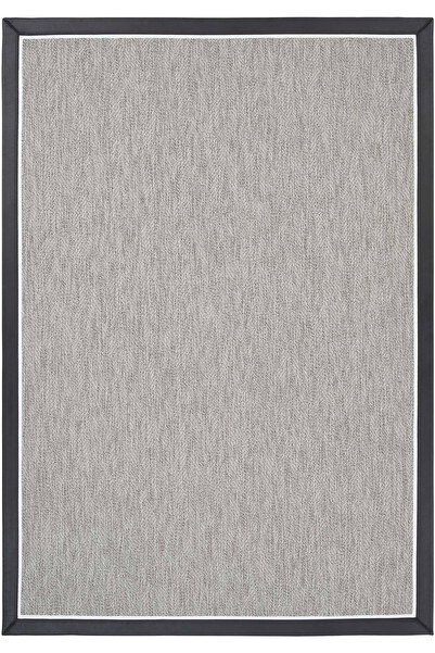 Sisal Halı Monako Gri Sisal Salon Halısı Bordürlü Modern Dört Mevsimlik Misaf...