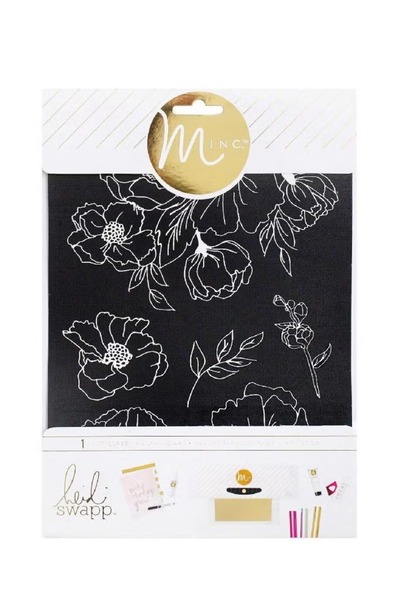 rexa فن الشاشة من تصميم هايدي سواب من كرافت مينك – تصميم زهور باللون الأسود