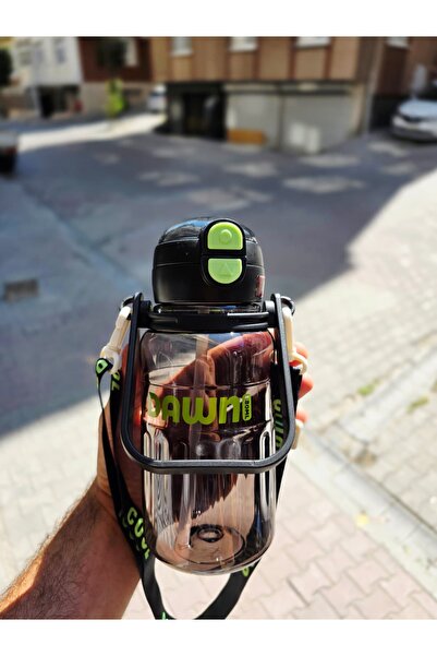 Duffa Double Lid Children's School Water Bottle School Water Cup Student Water Bottle Durable with Straw-Without Straw Bpa-Free