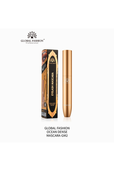 global fashion ماسكارا أوشن دينس ٥ في ١ GM2 - كثافة، تجعيد وطول، مقاومة للتكت...