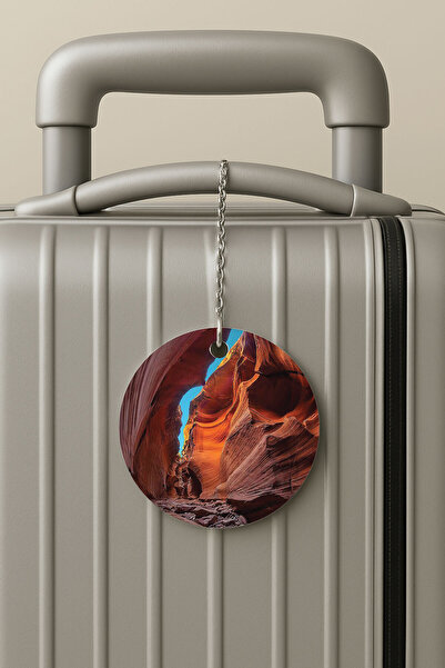 Cekuonline ملصق حقيبة سفر من البليكسي جلاس بتصميم USA Canyon للسفر والعطلات