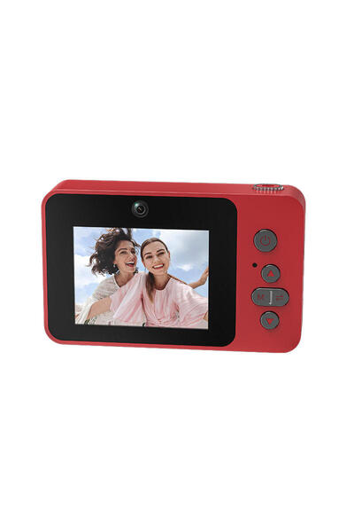 Tradeo Digital Camera, 48MP, 2.4-inch LCD Display, 720p Video Recording, 10x Optical Zoom, Red