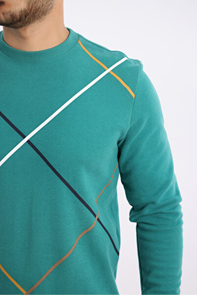 rugatchi Selanik Dokuma Premium Crew Neck Sweatshirt - Regular Fit