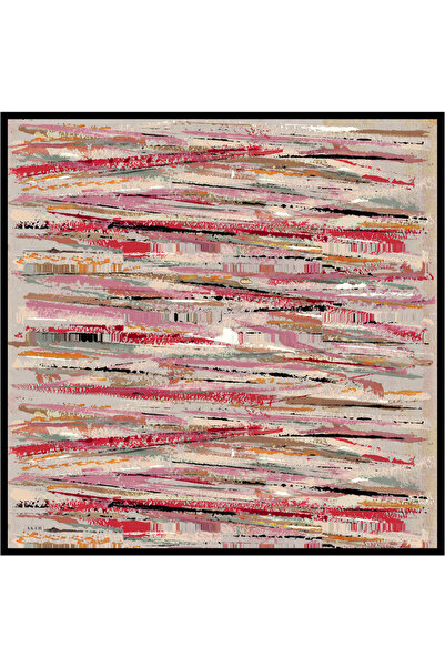 Aker وشاح من الساتان والكريب الحريري