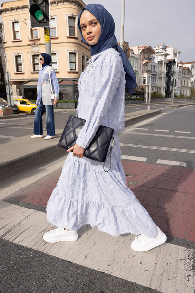 Setrms Dokulu Kumaş Etekli Takım