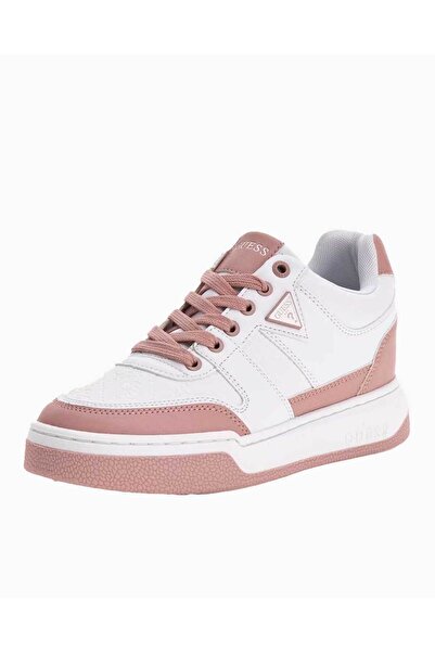 Guess Beyaz - Pembe Kadın Sneaker FLTMARFAL12-WHBLK