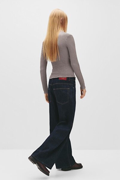 Pull & Bear Crêpe crossover top with buckle