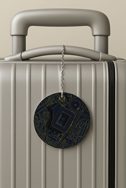 Cekuonline ملصق حقيبة السفر بسلسلة من البليكسي، تصميم ملصق الأمتعة للسفر والعطلات، كاديكوي