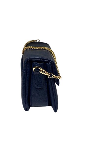 STOKS SHOES STORE Women's Soft Leather Chain Detailed Stylish Elegant Hand & Shoulder Bag with Crossbody Strap