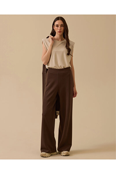 SCL Wide Leg Full Length Pants with Pockets