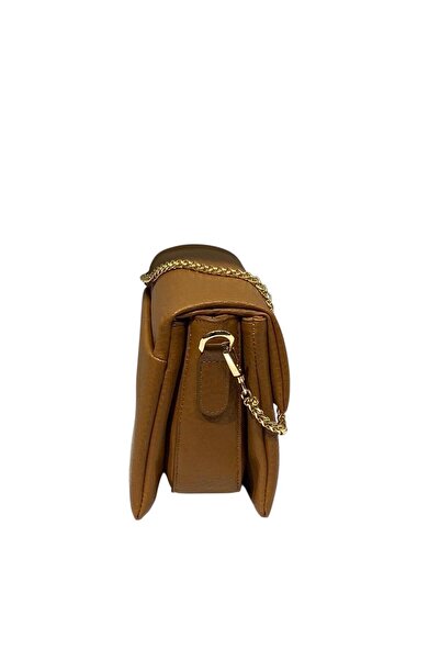 STOKS SHOES STORE Women's Soft Leather Chain Detailed Stylish Elegant Hand & Shoulder Bag with Crossbody Strap