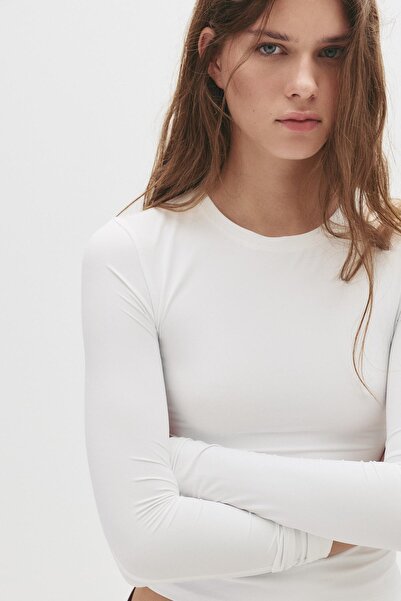 Pull & Bear Fitted polyamide T-shirt