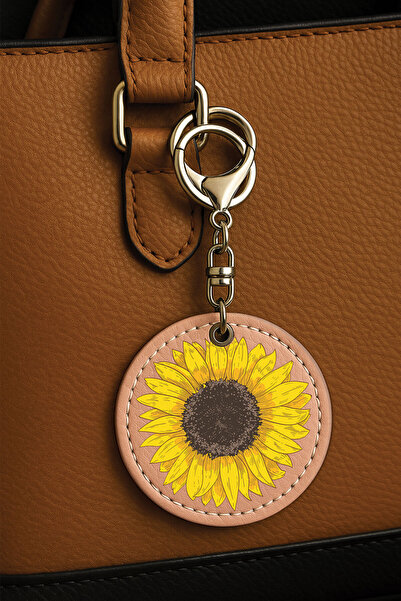 Cekuonline إكسسوار حقيبة وردي اللون مزين بطباعة UV منقوشة - نرجس