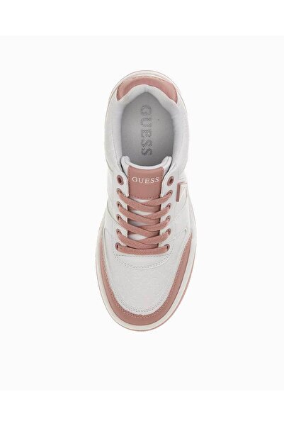 Guess Beyaz - Pembe Kadın Sneaker FLTMARFAL12-WHBLK