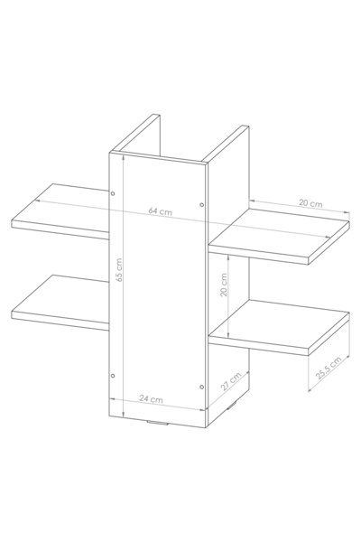 iyimi? İyimi Modern Raflı Lavabo Altı Banyo Dolabı Banyo Düzenleyici
