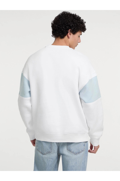 Guess Gj Cn Os Erkek Beyaz Sweatshirt M4BQ39K9V31-G011