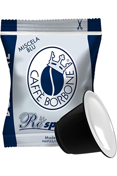 Caffe Borbone كبسولات ريسبريسو إسبرسو، ١٠٠ كبسولة - مزيج أزرق