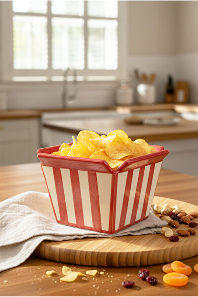 FH finehome Elly Chips Bowl Red