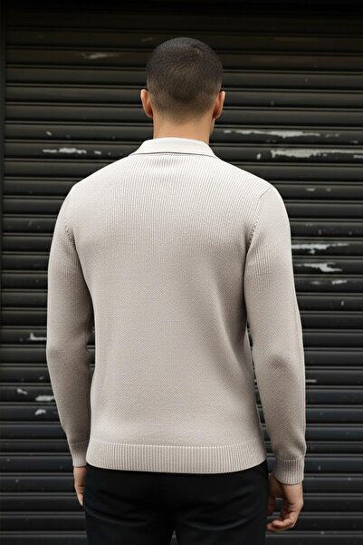 Delpino Pánská mikina standardního střihu z mercerovaného úpletu