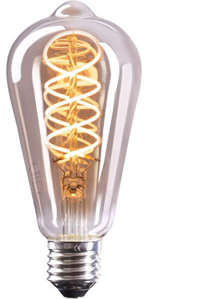 Crown Bec LED Crown, E27, 5W, 1800 K, aspect retro