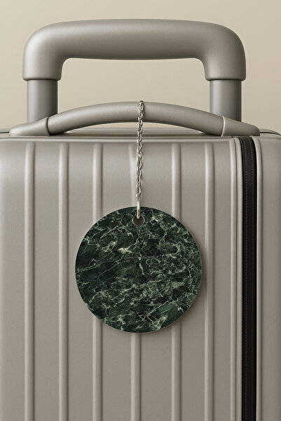 Cekuonline ملصق حقيبة السفر بسلسلة من البليكسي، تصميم ملصق الأمتعة للسفر والعطلات، رخام كوزمو