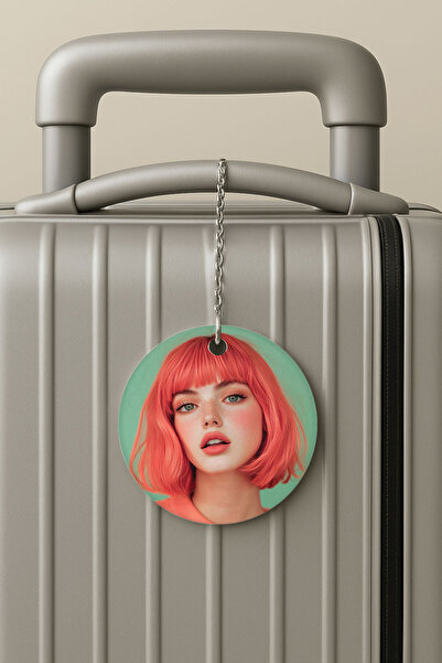 Cekuonline ملصق حقيبة سفر من البليكسي بتصميم سلسلة للسفر والعطلات، ملصق حقيبة على الطراز التكساس