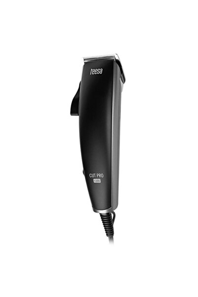 Teesa Mașină de tuns, design ergonomic, oțel inoxidabil, neagră