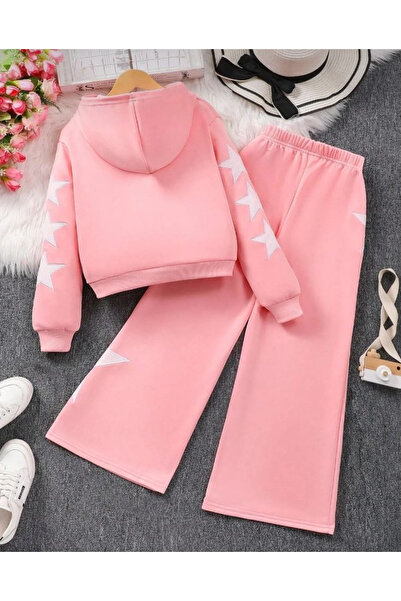 Machetta Children's 3-Piece Star Printed Jacket, T-Shirt and Tracksuit Set