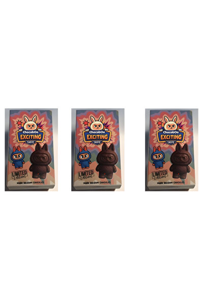 CHOCOBOO LABUBU FİGÜRLÜ BLİND KUTU BELÇİKA ÇİKOLATA * 3 ADET