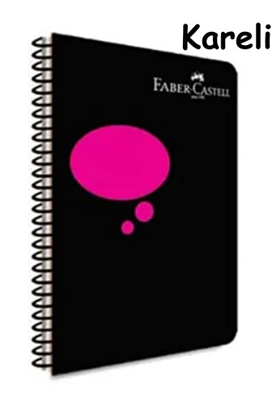 Faber Castell A4 Size 80 Sheets Checkered Pp Cover Ring Binder Notebook