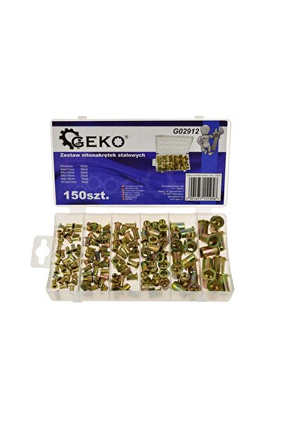 GEKO Set 150 piulițe nitibile din oțel, G02912