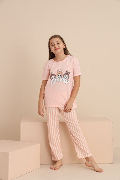 rindahomewear SET PIJAMA MÂNECĂ SCURTĂ FETĂ