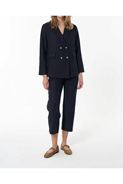 MU&ME BOUTİQUE Kruvaze Blazer Jacket with Double Buttons