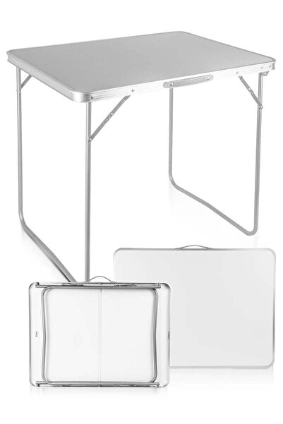 MalTec Masă pliabilă de camping, 80 x 60 x 70 cm,
