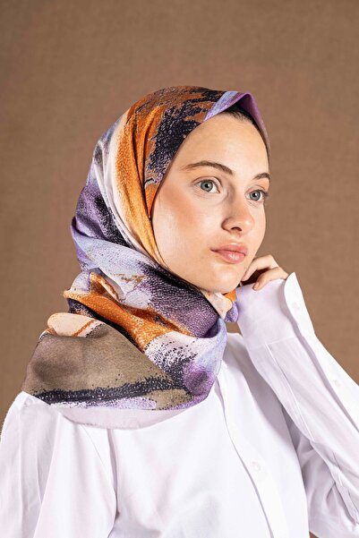 Akel Decode Scarf Pastel Pattern