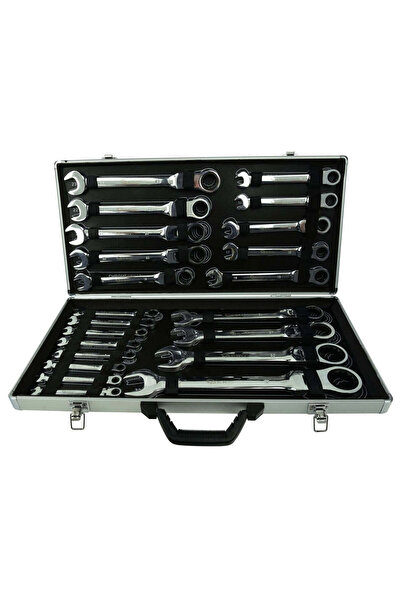 GEKO Set 22 chei combinate cu clichet flexibil 6-32mm, G10342