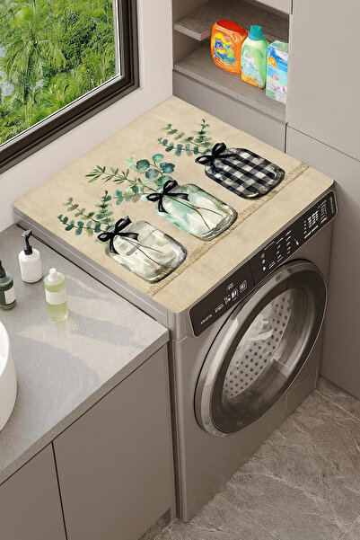 Valerine Life Çamaşır ve Kurutma Makinesi Üstü Düzenleyici Matı Örtüsü Kaymaz Sıvı Geçirmez 27251010