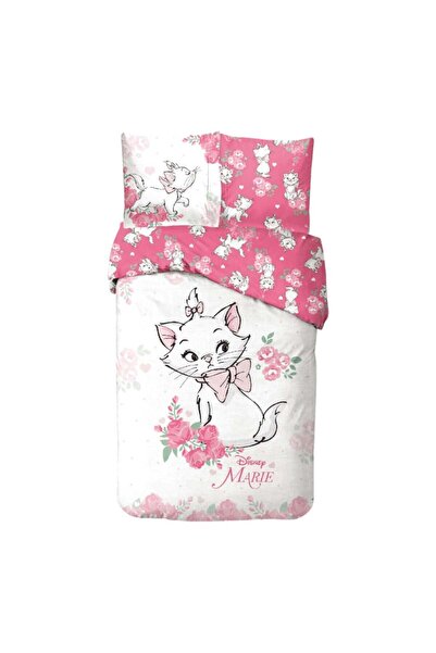 Pisicile Aristocrate Set lenjerie pat, 100% bumbac, 2 piese, 140x200 cm, 65x65 cm, multicolor, Happy, The Aristocats